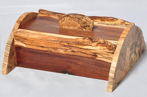 walnut spalted maple box
